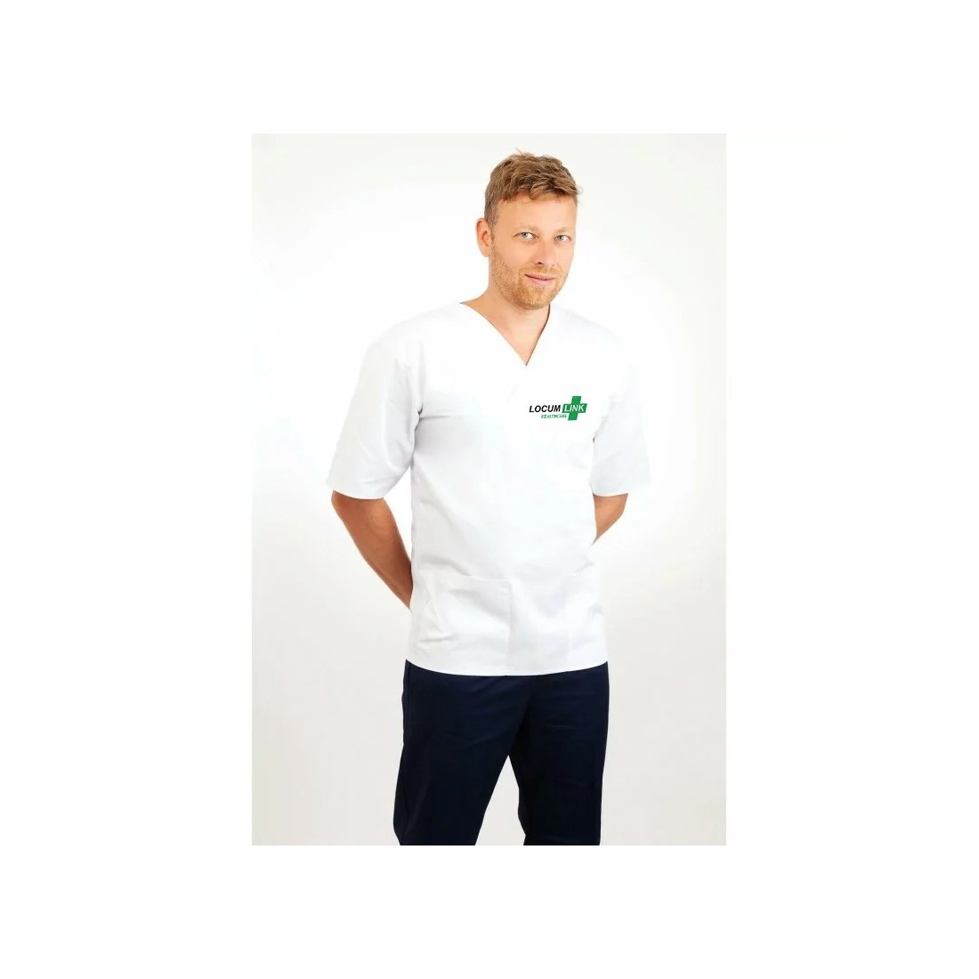 MEDCO T21 Male Nursing Uniform – Classic & Functional for Locumlink