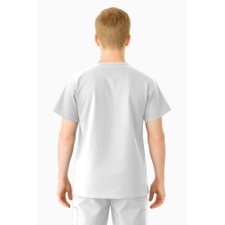 Unisex Multi Pocket Tunic - MEDCO T24 White Unisex Multi Pocket Tunic - MEDCO T24 White