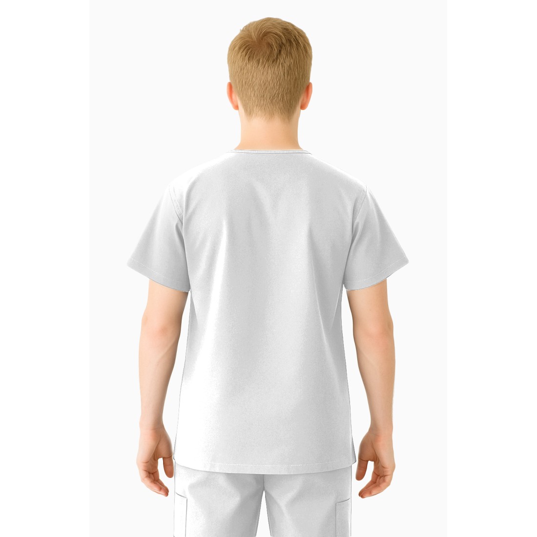 Unisex Multi Pocket Tunic - MEDCO T24 White Unisex Multi Pocket Tunic - MEDCO T24 White
