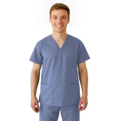 Unisex Multi Pocket Tunic - MEDCO T24 Blue Ashes