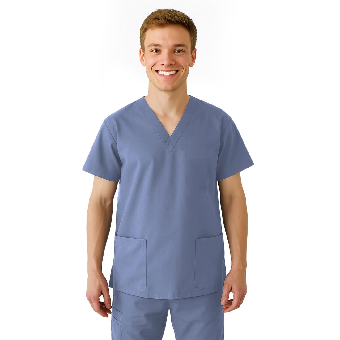 Unisex Multi Pocket Tunic - MEDCO T24 Blue Ashes Unisex Multi Pocket Tunic - MEDCO T24 Blue Ashes