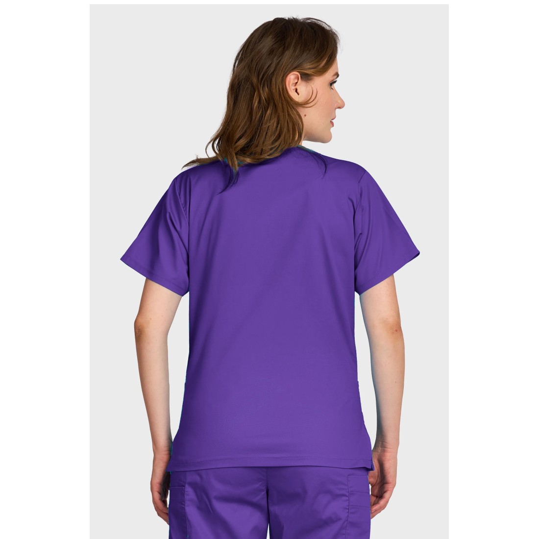 Blossom 4 Lower Pocket V Neck Female Top