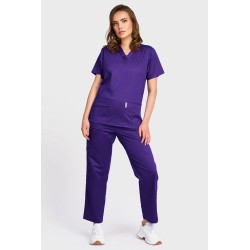 Blossom 4 Lower Pocket V Neck Female Top