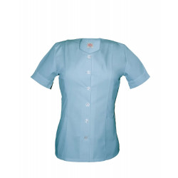 T03 Sky Blue - Nurses Tunic Sweetheart Neckline T03