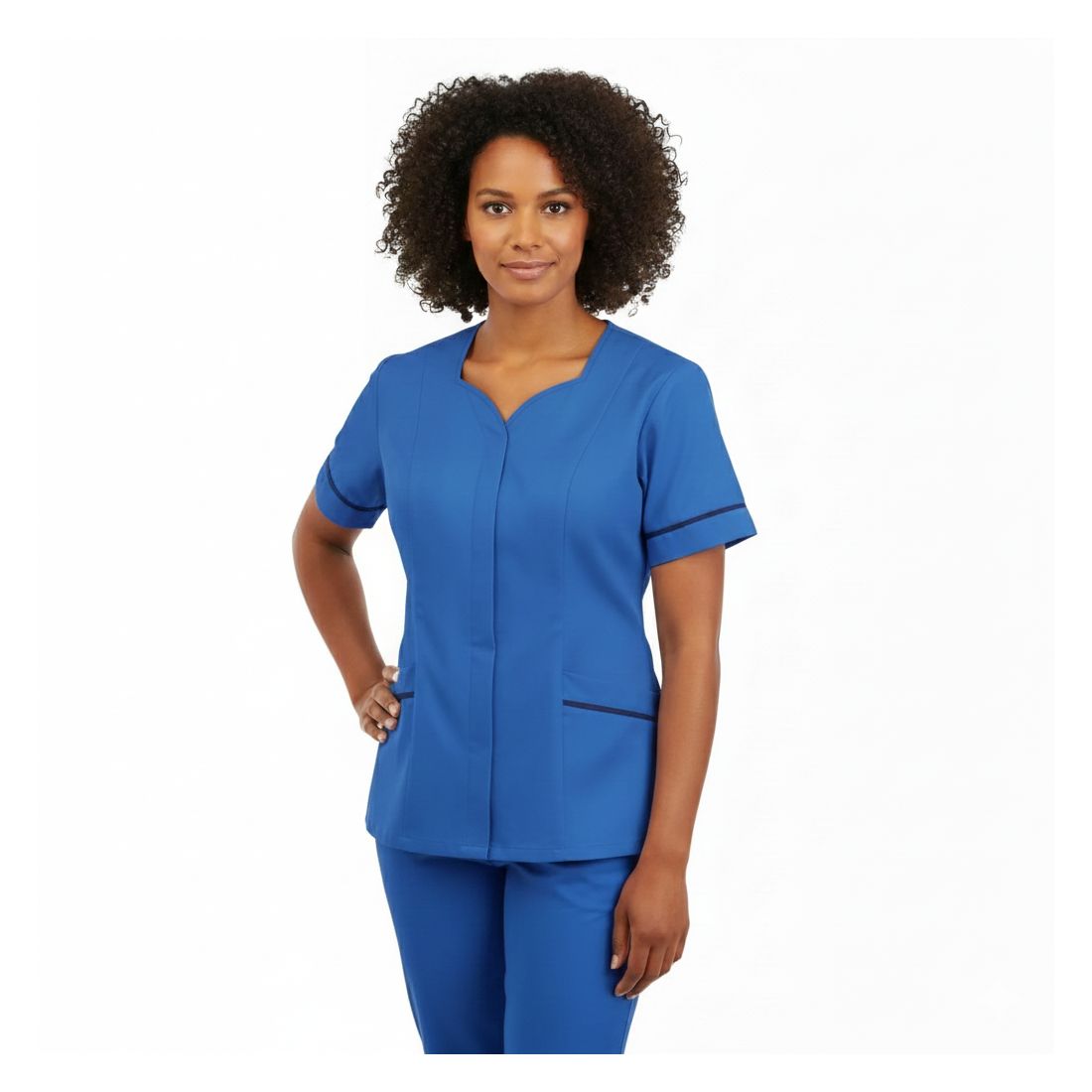 Nurses Tunic with concealed Button - MEDCO T03CB Nurses Tunic with concealed Button - MEDCO T03CB