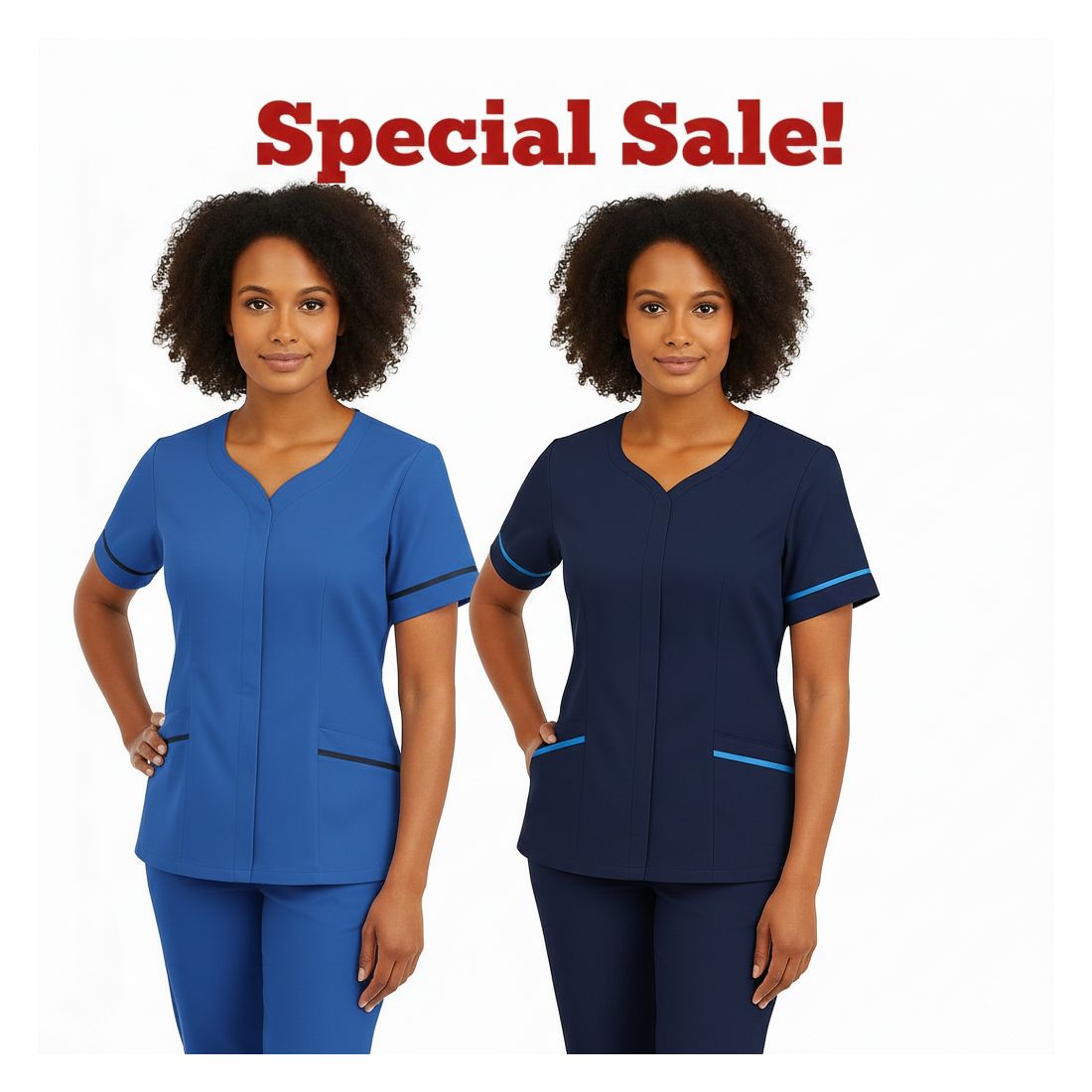 Nurses Tunic with concealed Button - MEDCO T03CB Nurses Tunic with concealed Button - MEDCO T03CB