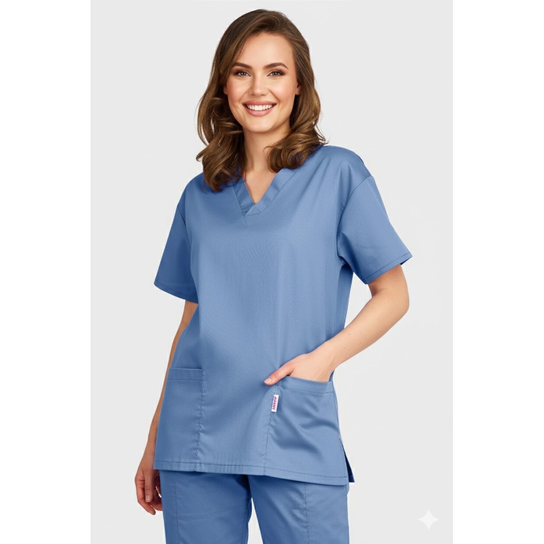 Unisex Multi Pocket Tunic - MEDCO T24 Blue Ashes Unisex Multi Pocket Tunic - MEDCO T24 Blue Ashes