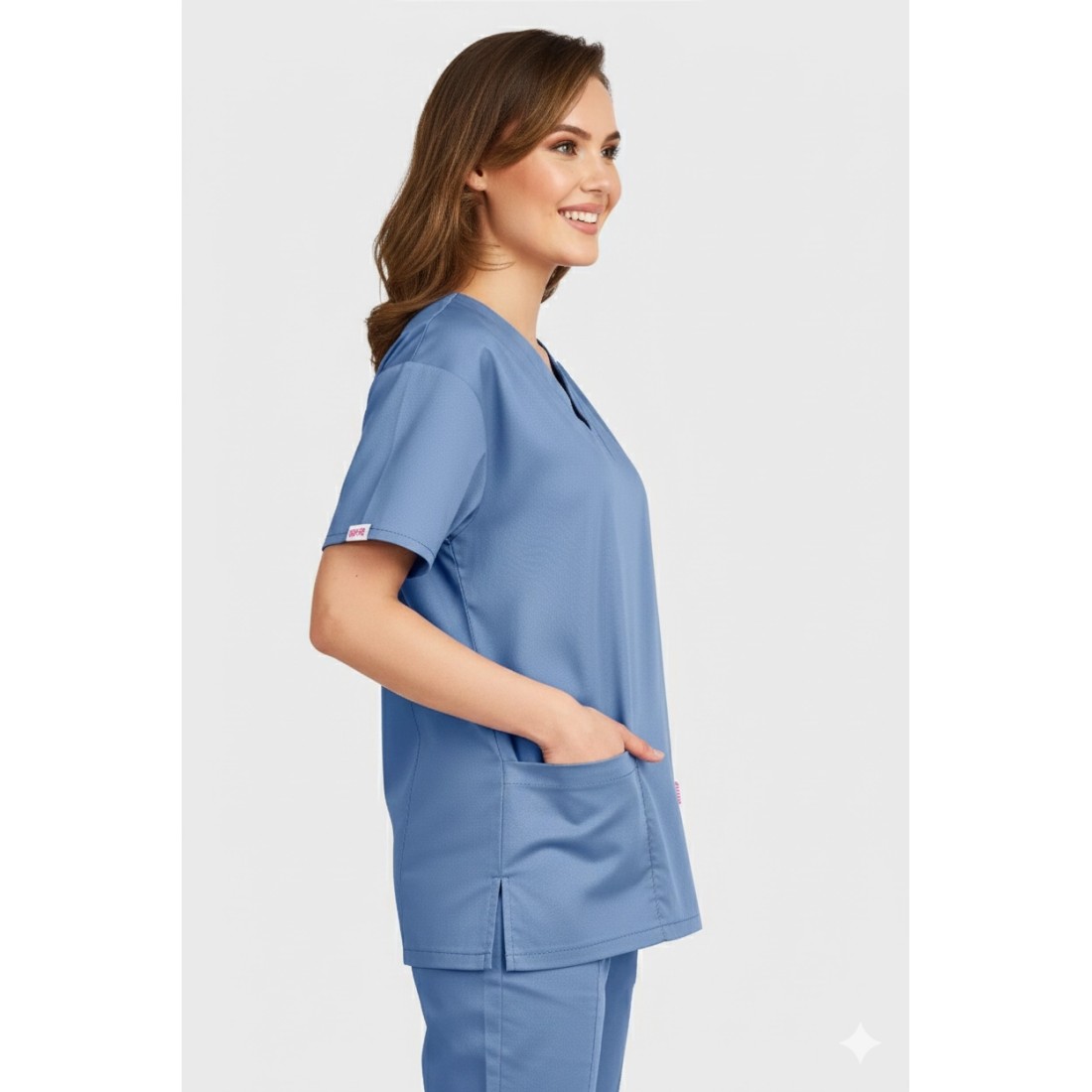 Unisex Multi Pocket Tunic - MEDCO T24 Blue Ashes Unisex Multi Pocket Tunic - MEDCO T24 Blue Ashes