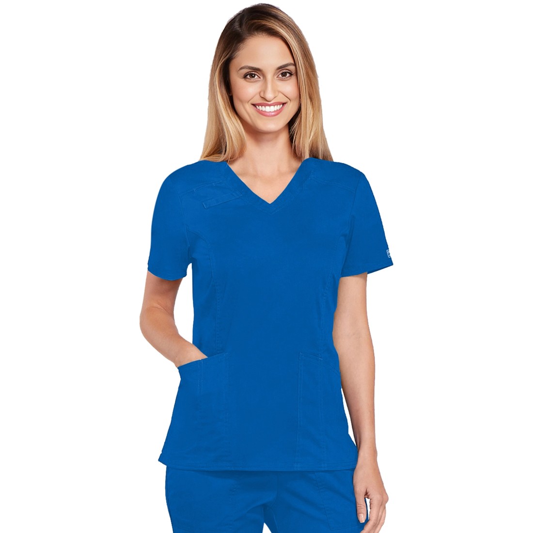 2-Way Stretch Core Stretch Women’s 4-Pocket V-Neck Scrub Top - CHEROKEE WWE4710 2-Way Stretch Core Stretch Women’s 4-Pocket V-Neck Scrub Top - CHEROKEE WWE4710