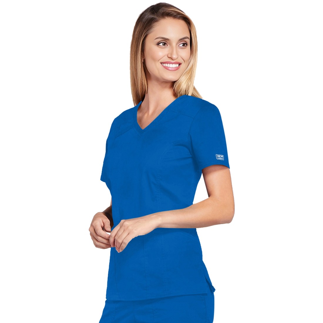 2-Way Stretch Core Stretch Women’s 4-Pocket V-Neck Scrub Top - CHEROKEE WWE4710 2-Way Stretch Core Stretch Women’s 4-Pocket V-Neck Scrub Top - CHEROKEE WWE4710