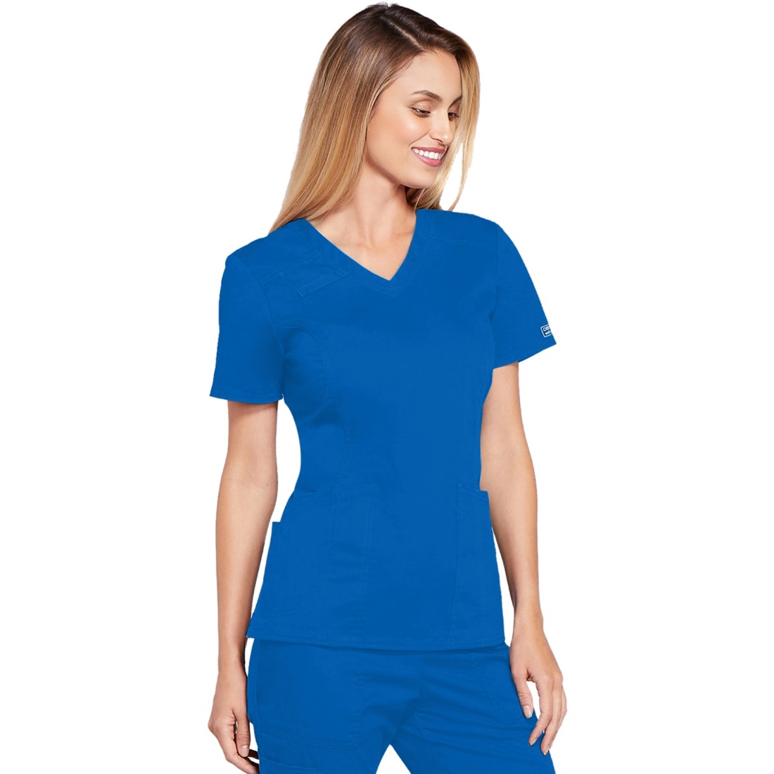 2-Way Stretch Core Stretch Women’s 4-Pocket V-Neck Scrub Top - CHEROKEE WWE4710 2-Way Stretch Core Stretch Women’s 4-Pocket V-Neck Scrub Top - CHEROKEE WWE4710
