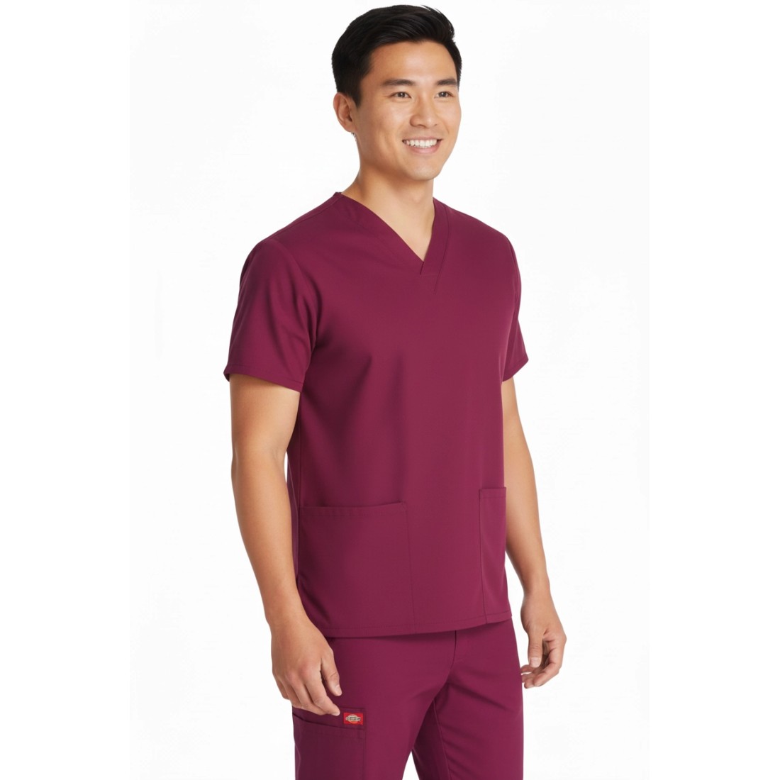 EDS Signature Unisex Core 3-Pocket V-Neck Scrub Top - DICKIES DKE86706 EDS Signature Unisex Core 3-Pocket V-Neck Scrub Top - DICKIES DKE86706