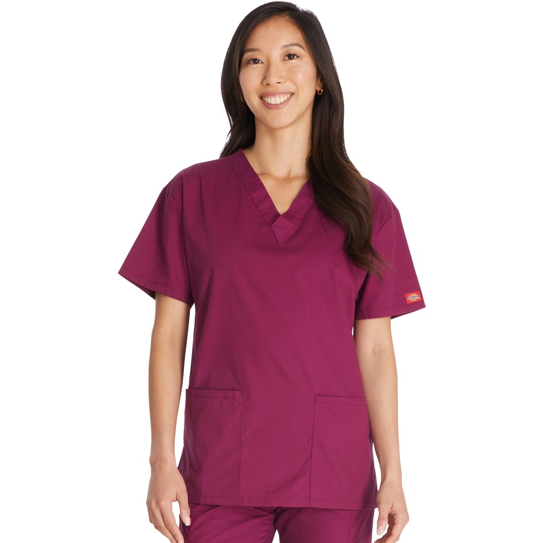 EDS Signature Unisex Core 3-Pocket V-Neck Scrub Top - DICKIES DKE86706 EDS Signature Unisex Core 3-Pocket V-Neck Scrub Top - DICKIES DKE86706