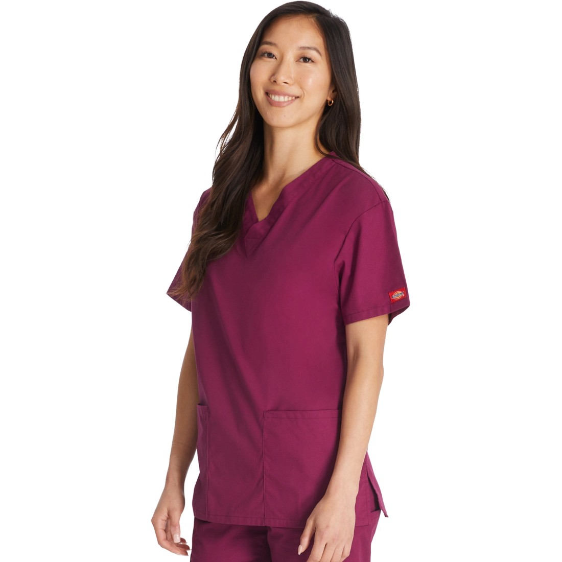 EDS Signature Unisex Core 3-Pocket V-Neck Scrub Top - DICKIES DKE86706 EDS Signature Unisex Core 3-Pocket V-Neck Scrub Top - DICKIES DKE86706