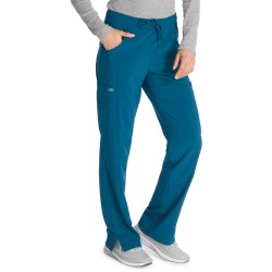 4-Way Stretch EDS Essentials Mid Rise Drawstring Cargo Scrub Pant- DICKIES DKE010 4-Way Stretch EDS Essentials Mid Rise Drawstring Cargo Scrub Pant- DICKIES DKE010