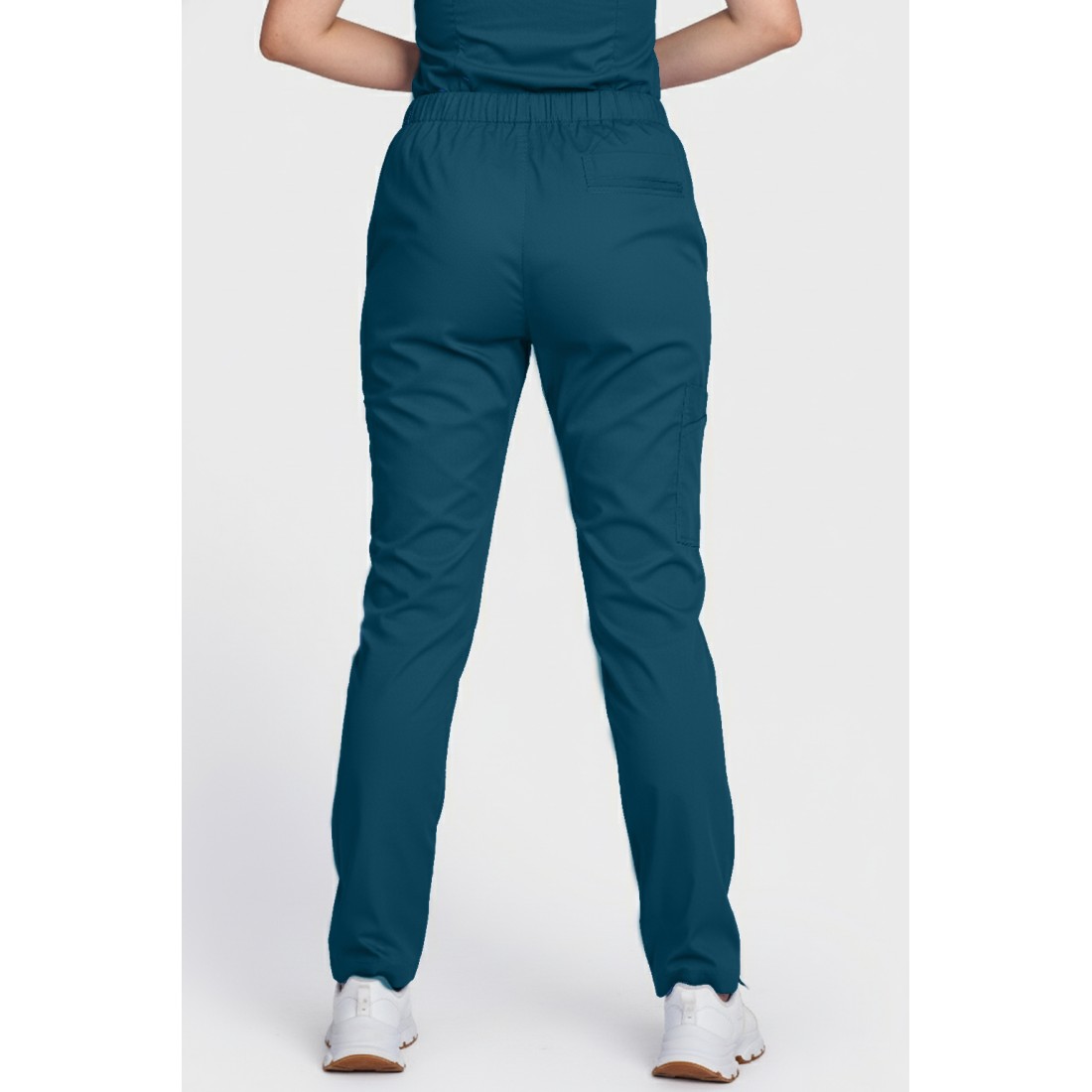 Unisex Tie Waist Trouser Caribbean Blue- MEDCO HC50601 Unisex Tie Waist Trouser Caribbean Blue- MEDCO HC50601