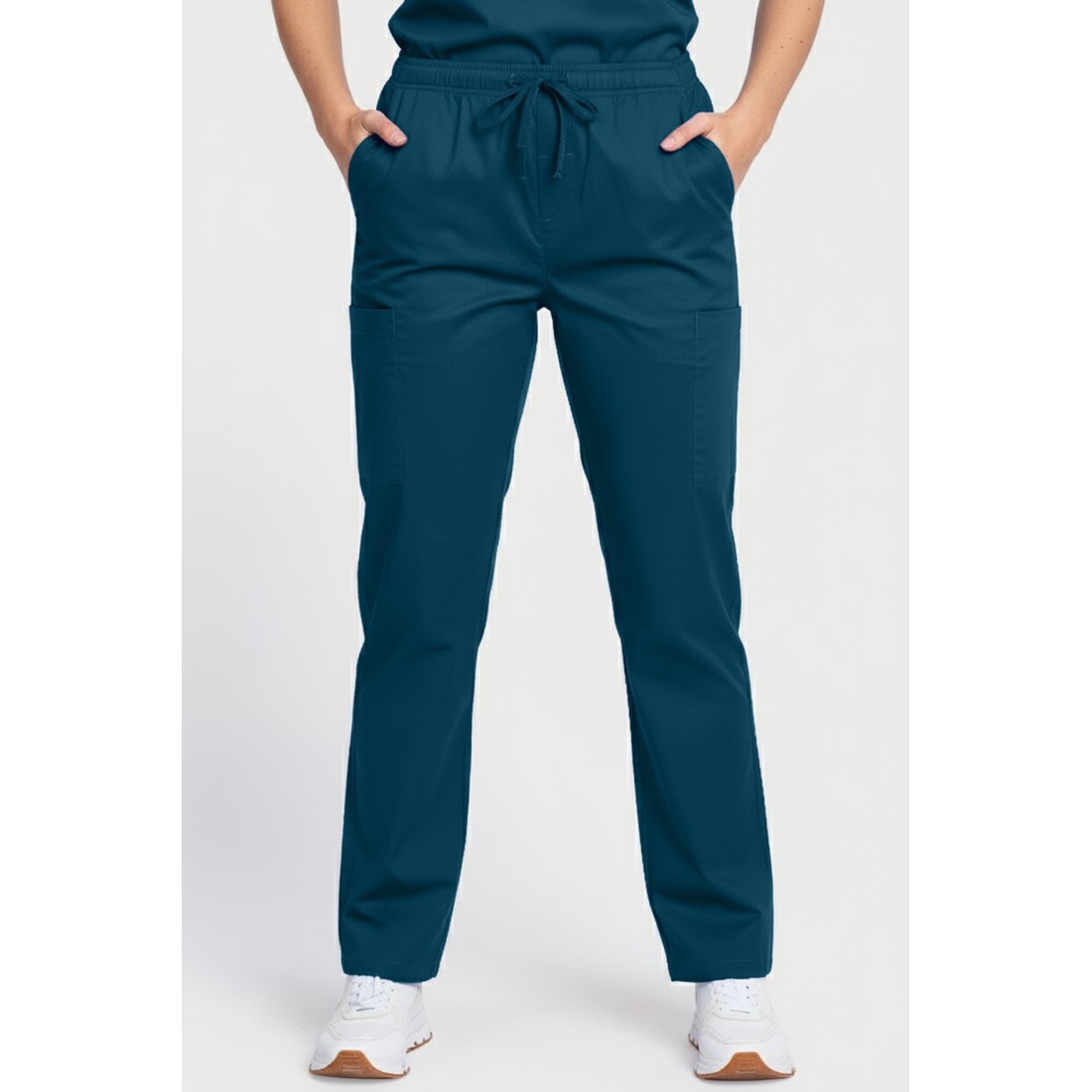 Unisex Tie Waist Trouser Caribbean Blue- MEDCO HC50601 Unisex Tie Waist Trouser Caribbean Blue- MEDCO HC50601