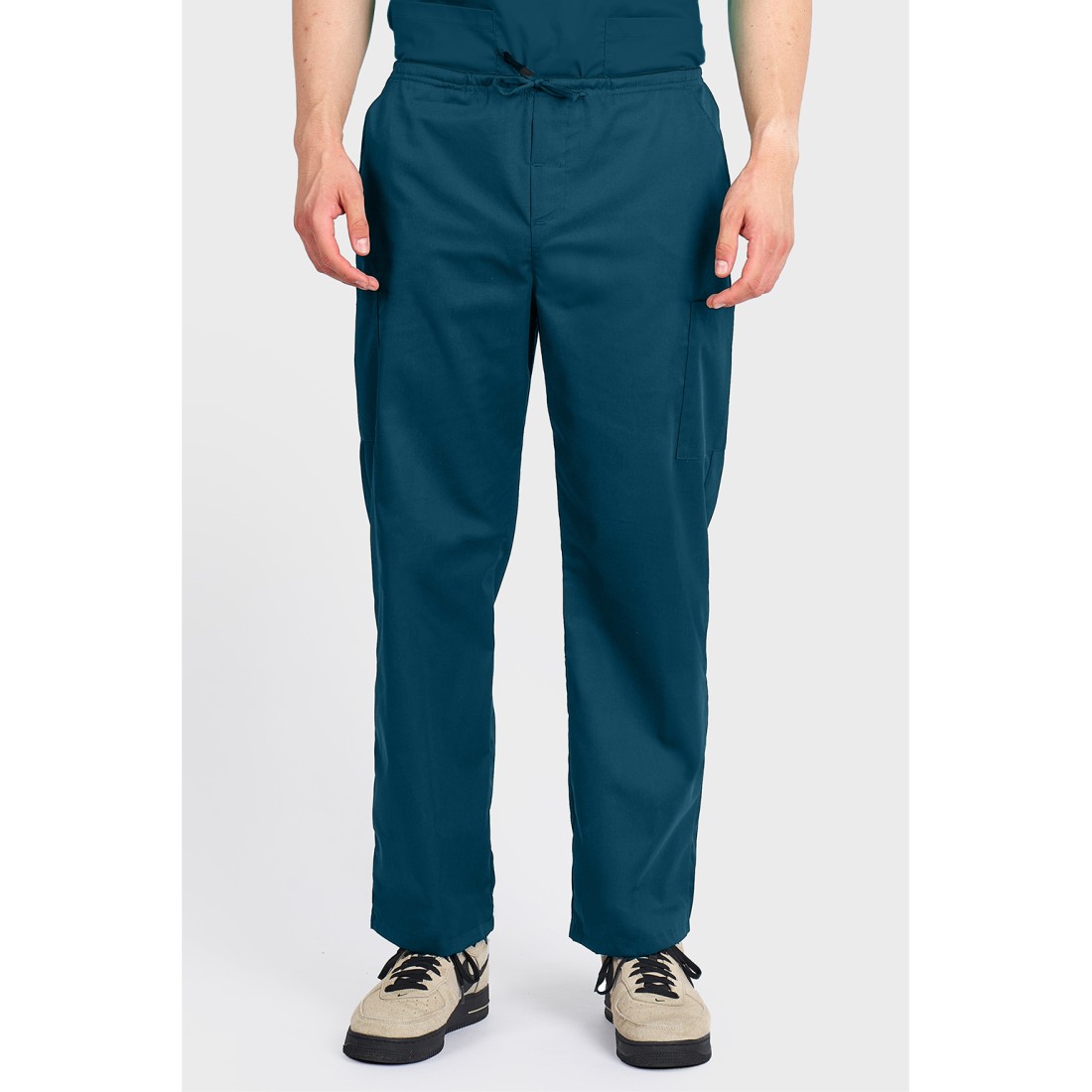 Unisex Tie Waist Trouser Caribbean Blue- MEDCO HC50601 Unisex Tie Waist Trouser Caribbean Blue- MEDCO HC50601