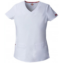 WOMEN'S EDS SIGNATURE V-NECK SCRUB TOP 85906