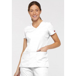 WOMEN'S EDS SIGNATURE V-NECK SCRUB TOP 85906
