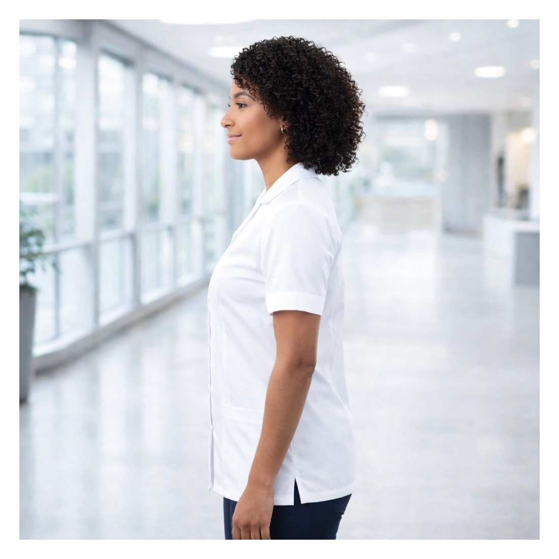 Nurses Uniform Tunic Revere Collar - MEDCO T01 Nurses Uniform Tunic Revere Collar - MEDCO T01