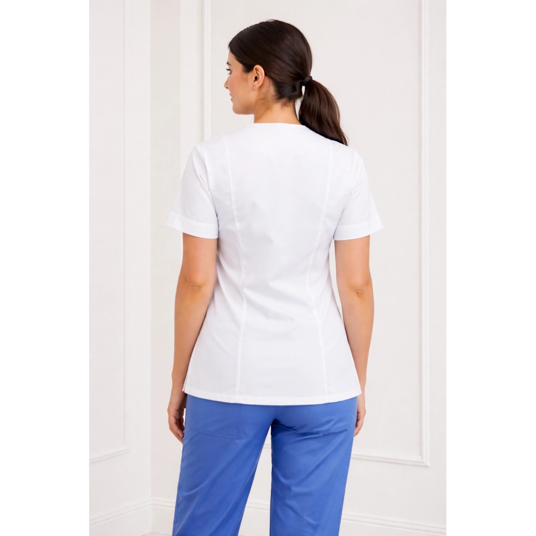 Nurses Tunic with Sweetheart Neckline - MEDCO T03 Nurses Tunic with Sweetheart Neckline - MEDCO T03