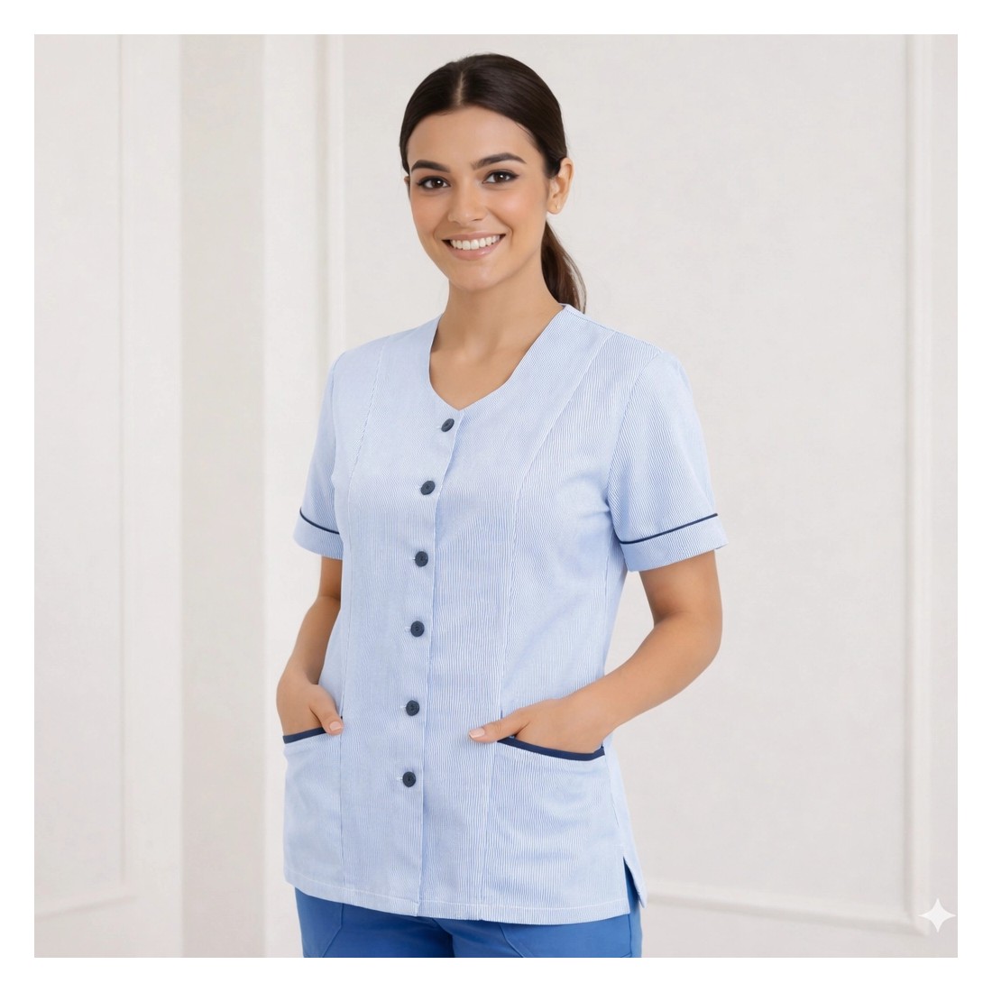 Healthcare Tunic Sweetheart Neckline - MEDCO T03