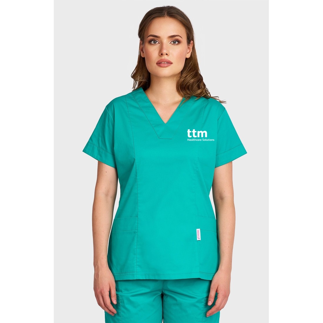 TTM Uniforms Fitted Scrub V-Neck - MEDCO T05 TTM Uniforms Fitted Scrub V-Neck - MEDCO T05