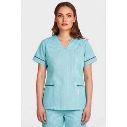 Fitted Scrub Top with V-Neck - MEDCO T05