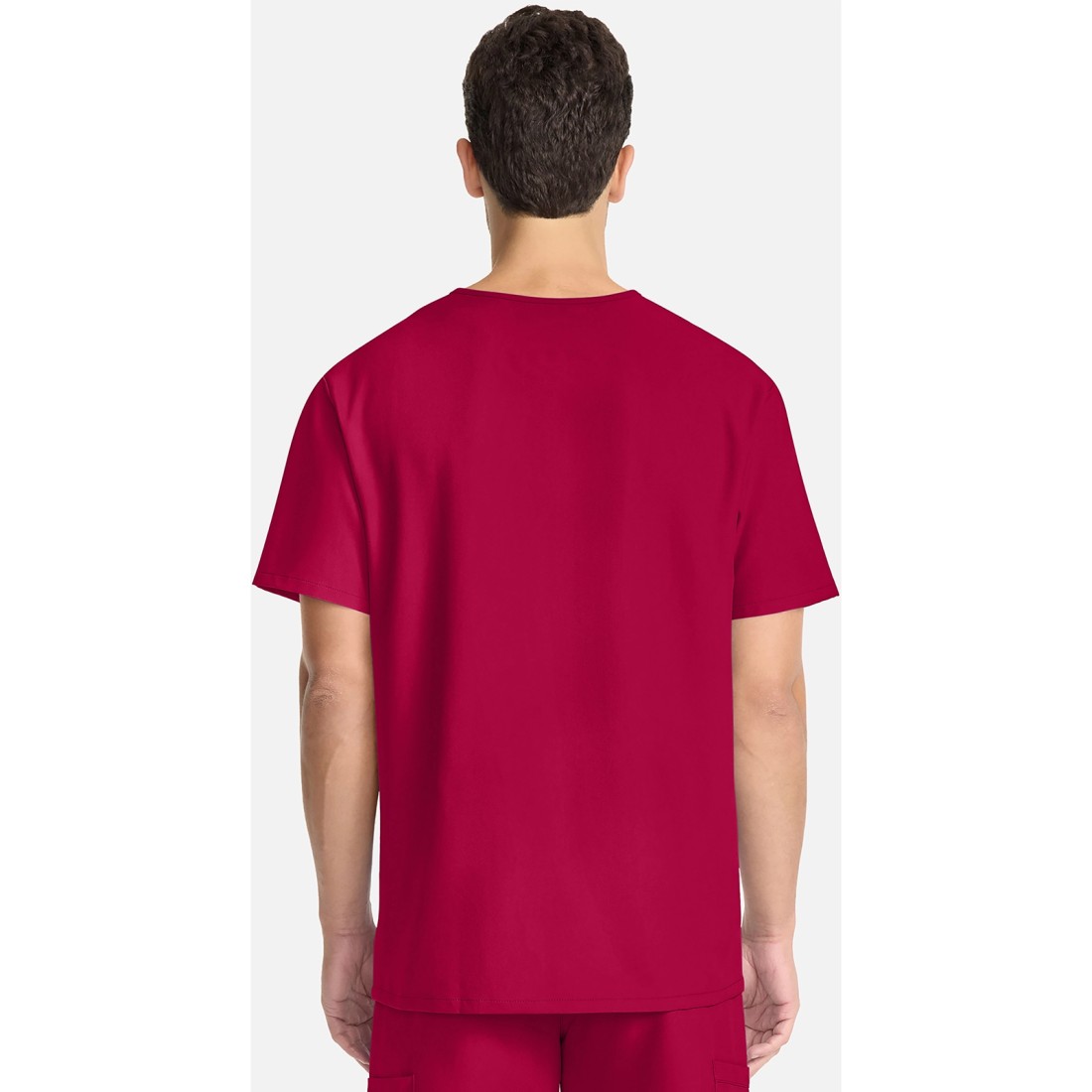 2-Way Stretch Ultra Unisex Scrub V-Neck Modern Classic Fit - CHEROKEE CKE00014A RED 2-Way Stretch Ultra Unisex Scrub V-Neck Modern Classic Fit - CHEROKEE CKE00014A RED