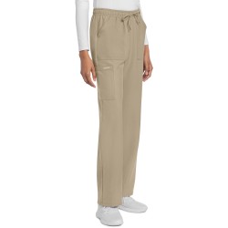 2-Way Stretch Ultra Drawstring Cargo Straight Leg Pants - CHEROKEE CKE272A KHAKI 2-Way Stretch Ultra Drawstring Cargo Straight Leg Pants - CHEROKEE CKE272A KHAKI