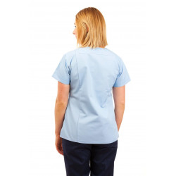 T05 Sky Blue - Nursing Uniforms Fitted Scrub V Neck T05-SKY