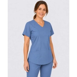 Carmen Fitted V-Neck Scrub Top