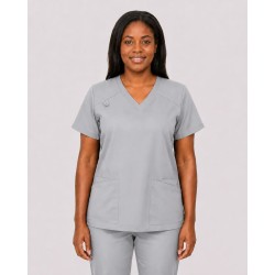 Tosca Straight-Fit V-Neck Scrub Top