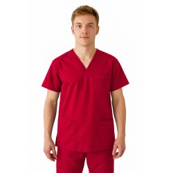 Unisex Multi Pocket Tunic - MEDCO T24 Amarant