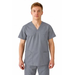 Unisex Multi Pocket Tunic - MEDCO T24 Grey