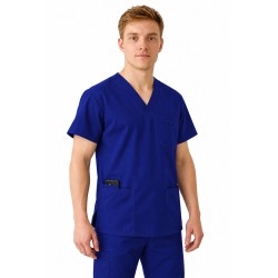 Unisex Multi Pocket Tunic - MEDCO T24 Palace Blue