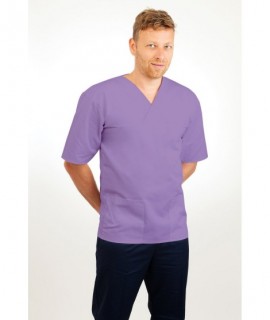 T21 Nursing Uniforms Top V Neck Male Lilac T21-NLI