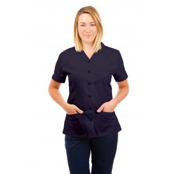 T01 Nurses Uniform Tunic Revere Collar Navy T01-NAV