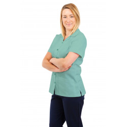 T01 Nurses Uniform Tunic Revere Collar Eau De Nil T01-EDN