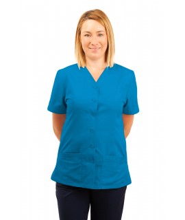 T02 Nurses Uniform V Neck Kingfisher T02-KI