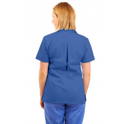 T01 Nurses Uniform Tunic Revere Collar Hospital Blue T01-HBL