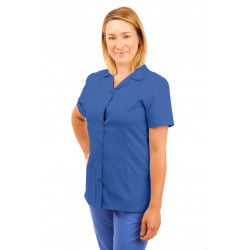 T01 Nurses Uniform Tunic Revere Collar Hospital Blue T01-HBL