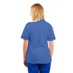 T01 Nurses Uniform Tunic Revere Collar Hospital Blue T01-HBL