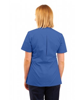 T02 Nurses Uniform V Neck Hospital Blue T02-HBL