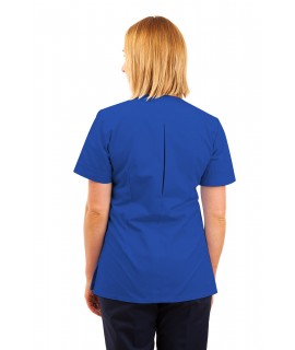 T02 Nurses Uniform V Neck Mid Blue T02-BMB