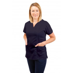 T05 Nursing Uniforms Fitted Scrub V Neck Navy T05-NAV