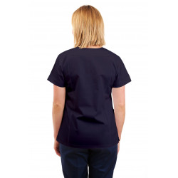 T05 Nursing Uniforms Fitted Scrub V Neck Navy T05-NAV