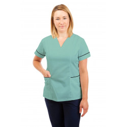 T05 Nursing Uniforms Fitted Scrub V Neck Eau De Nil T05-EDN