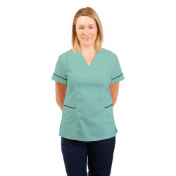 T05 Nursing Uniforms Fitted Scrub V Neck Eau De Nil T05-EDN